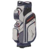 Mizuno BR-D4C Golf Cart Bag -Golf Apparel Shop 2021brd4ccartbagheathergreynavy1