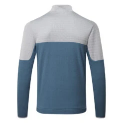 Adidas DWR Block 1/4 Zip Golf Sweater 7 Adidas DWR Block 1/4 Zip Golf Sweater -Golf Apparel Shop Adidas AW22 DWR Block Quarter Zip HF6528 SWADI326 White Crew Navy Back