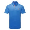 Adidas 2022 Drive Primegreen Golf Polo Shirt -Golf Apparel Shop Adidas AW22 Drive Primegreen Polo Shirt HM5357 SHADI671 M Pulse Blue Front