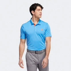 Adidas 2022 Drive Primegreen Golf Polo Shirt -Golf Apparel Shop Adidas AW22 Drive Primegreen Polo Shirt HM5357 SHADI671 M Pulse Blue Model 1