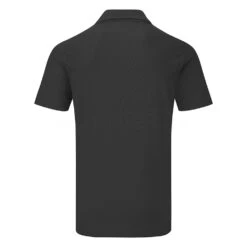 Adidas Go-To Golf Polo Shirt -Golf Apparel Shop Adidas AW22 Go To Primegreen Polo Shirt HA6114 SHADI683 Black Back