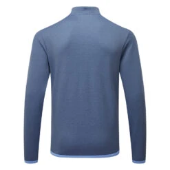 Adidas Microdot 1/4 Zip Golf Sweater 7 Adidas Microdot 1/4 Zip Golf Sweater -Golf Apparel Shop Adidas SS23 Microdot Quarter Zip Sweater HS7588 SWADI340 S Collegiate Navy Blue Fusion Back