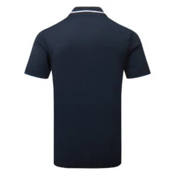 Adidas Primeknit Golf Polo Shirt 7 Adidas Primeknit Golf Polo Shirt -Golf Apparel Shop Adidas SS23 Primeknit Polo Shirt IA6400 SHADI702 S Black Collegiate Navy Back
