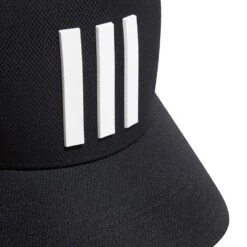 Adidas 3 Stripe Tour Golf Cap -Golf Apparel Shop Adidas Three Stripe Tour Cap Black 3