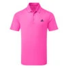 Adidas Performance Golf Polo Shirt -Golf Apparel Shop Adidas Performance Golf Polo Shirt Lucid Fuchsia IB7490 Front