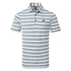 Adidas Two Colour Stripe Polo Shirt