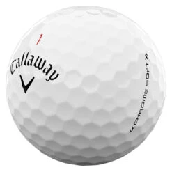Callaway Chrome Soft Golf Balls -Golf Apparel Shop Callaway 2022 Chrome Soft Golf Balls White 3