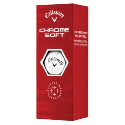 Callaway Chrome Soft Golf Balls -Golf Apparel Shop Callaway 2022 Chrome Soft Golf Balls White 4