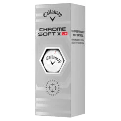 Callaway Chrome Soft X LS Golf Balls 9 Callaway Chrome Soft X LS Golf Balls -Golf Apparel Shop Callaway 2022 Chrome Soft X LS Golf Balls White 4