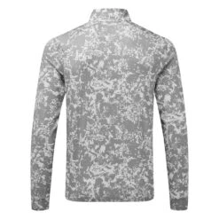 Callaway Camo 1/4 Zip Golf Sweater -Golf Apparel Shop Callaway SS22 Camo 1 4 Zip Sweater Flinstone CGKSC0K5 075 SWCAL075 back