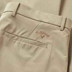 Callaway Chev Tech II Golf Trouser -Golf Apparel Shop Callaway SS22 Chev Tech II Golf Trouser Chinchilla CGBFA0P7 256 TRCAL043 Detail