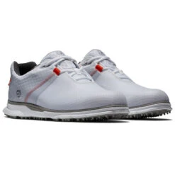 FootJoy Pro SL Sport 53853 Golf Shoes -Golf Apparel Shop FootJoy Pro SL Sport Golf Shoes White Grey Orange 5