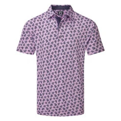 FootJoy Shadow Palm Print Pique Golf Polo Shirt