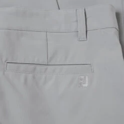 FootJoy Par Golf Trouser -Golf Apparel Shop FootJoy SS23 FJ Par Golf Trouser Grey 80162 TRFOO044 30 W 30 Leg Detail