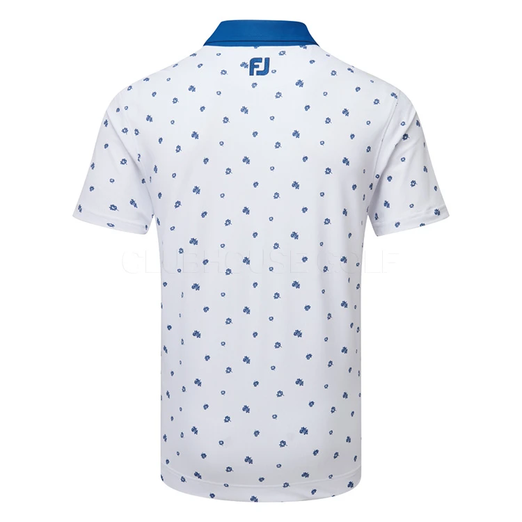 FootJoy Scattered Floral Pique Golf Polo Shirt 5 FootJoy Scattered Floral Pique Golf Polo Shirt - Image 3