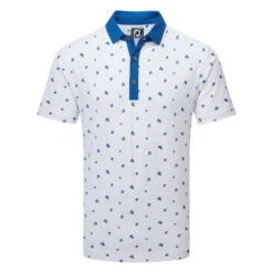 FootJoy Scattered Floral Pique Golf Polo Shirt