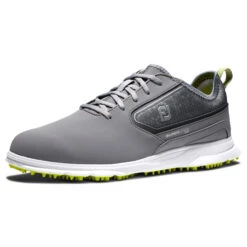 FootJoy SuperLites XP 58086 Golf Shoes -Golf Apparel Shop FootJoy Superlites XP Shoes Grey White Lime 5