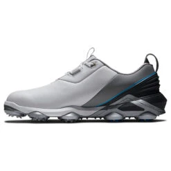 FootJoy Tour Alpha 55507 Golf Shoes -Golf Apparel Shop FootJoy Tour Alpha Golf Shoes White Grey Blue 3