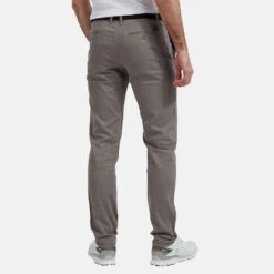 FootJoy Tapered Chino Golf Trouser -Golf Apparel Shop FootJoy SS21 FJ Tapered Fit Chino Trouser Mid Grey 90388 Code TRFOO035 Mid Grey Model 2