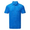 Galvin Green Maverick Golf Polo Shirt -Golf Apparel Shop Galvin Green SS23 Maverick Polo Shirt G137261 SHGAL601 S Blue White Front