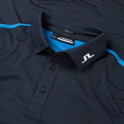 J.Lindeberg Jeff Golf Polo Shirt -Golf Apparel Shop J.Lindeberg SS23 Jeff Regular Fit Polo GMJT07620 6855 SHLIN180 JL Navy Detail