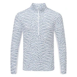 J.Lindeberg Luke Print 1/2 Zip Golf Sweater