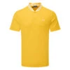 J.Lindeberg Tyson Golf Polo Shirt -Golf Apparel Shop J.Lindeberg SS23 Tyson Regular Fit Polo GMJT07647 I040 SHLIN187 CitrusWhite Front