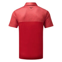 Mizuno Quick Dry Hazard ST Golf Polo Shirt -Golf Apparel Shop Mizuno SS22 Quick Dry Hazard ST Polo 52GA2008 62 Code SHMIZ134 M Red Back