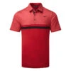 Mizuno Quick Dry Hazard ST Golf Polo Shirt -Golf Apparel Shop Mizuno SS22 Quick Dry Hazard ST Polo 52GA2008 62 Code SHMIZ134 M Red Front