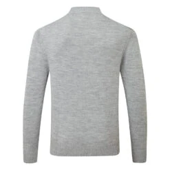 Nike Tiger Woods Crew Knit Golf Sweater -Golf Apparel Shop Nike AW21 Tiger Woods Jumper Knit Sweater DA4151 063 Code SWNIK252 M Dark Grey Heather Back