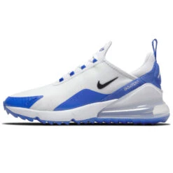 Nike Air Max 270G Golf Shoes -Golf Apparel Shop Nike Air Max 270 G Golf Shoes White Racer Blue Pure Platinum 3