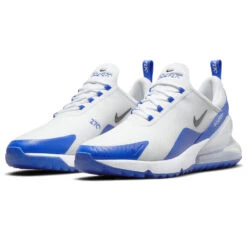 Nike Air Max 270G Golf Shoes -Golf Apparel Shop Nike Air Max 270 G Golf Shoes White Racer Blue Pure Platinum 5