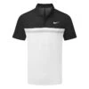 Nike Dry Victory Colourblock Golf Polo Shirt -Golf Apparel Shop Nike SS22 Dry Victory Colourblock Golf Polo Shirt DH0845 010 M Black White Smoke Grey Front
