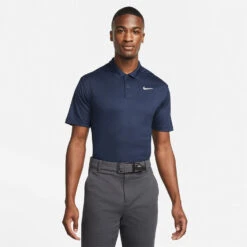 Nike Dry Victory Solid Golf Polo Shirt -Golf Apparel Shop Nike SS22 Dry Victory Solid Golf Polo Shirt DH0822 451 M Obsidian White Model 1