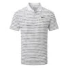 Nike Dry Victory Stripe Golf Polo Shirt -Golf Apparel Shop Nike SS22 Dry Victory Stripe Golf Polo Shirt DH0829 100 M White Black Front