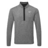 Nike Dry Victory Heather 1/2 Zip Golf Sweater 1 Nike Dry Victory Heather 1/2 Zip Golf Sweater -Golf Apparel Shop Nike SS22 Victory Heather 1 2 Zip Golf Sweater Black Black White DH1261 010 SWNIK247 M Front