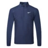 Nike Dry Advance Tour 1/2 Zip Golf Sweater -Golf Apparel Shop Nike SS23 Dry Advance Tour Half Zip Sweater DR5281 410 SWNIK264 S Midnight Navy White Front