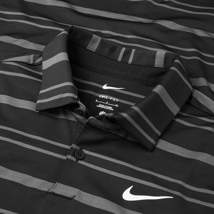 Nike Dry Tour Striped Golf Polo Shirt - Image 2