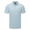 Oscar Jacobson Chap II Tour Golf Polo Shirt 1 Oscar Jacobson Chap II Tour Golf Polo Shirt -Golf Apparel Shop Oscar Jacobson SS22 Chap Tour Polo Shirt OJTS0041 Code SHOSC192 M Cool Blue Navy Front