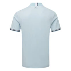 Oscar Jacobson Durham Tour Golf Polo Shirt 7 Oscar Jacobson Durham Tour Golf Polo Shirt -Golf Apparel Shop Oscar Jacobson SS22 Durham Tour Polo Shirt OJTS0033 Code SHOSC184 M Cool Blue Navy Back
