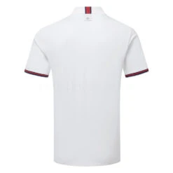 Oscar Jacobson Durham Tour Golf Polo Shirt -Golf Apparel Shop Oscar Jacobson SS22 Durham Tour Polo Shirt OJTS0033 Code SHOSC186 M White Navy Back