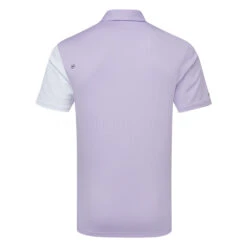 Ping Mack Golf Polo Shirt -Golf Apparel Shop Ping SS23 Mack Polo Shirt P03576 WCL9 SHPIN342 White Cool Lilac Multi Back