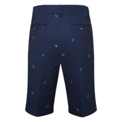 Ping Swift Golf Shorts 6 Ping Swift Golf Shorts -Golf Apparel Shop Ping SS23 Swift Tailored Shorts P03581 N134 TSPIN045 Navy Multi Back