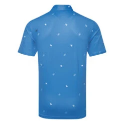Ping Two Tone Golf Polo Shirt -Golf Apparel Shop Ping SS23 Two Tone Polo Shirt P03571 DEB SHPIN349 Danube Infinity Blue Multi Back