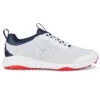 Puma Fusion Pro Golf Shoes -Golf Apparel Shop Puma Fusion Pro Golf Shoes White Navy Red 1