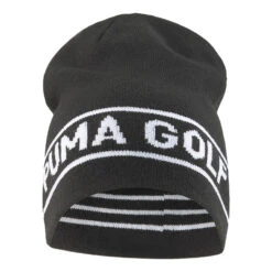 Puma Performance Golf Beanie -Golf Apparel Shop Puma Golf Performance Beanie Puma Black Bright White 3