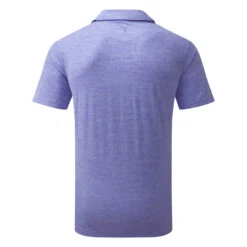 Puma AP Cloudspun King Golf Polo Shirt -Golf Apparel Shop Puma SS22 AP King Cloudspun Polo Shirt 535505 02 Code SHPUM632 L Lavender Pop Heather Back