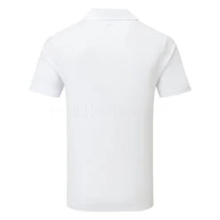 Puma Breakaway Golf Polo Shirt -Golf Apparel Shop Puma SS22 Breakaway Polo Shirt 535048 05 Code SHPUM600 M Bright White Marina Back