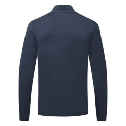 Puma Vista 1/4 Zip Golf Popover -Golf Apparel Shop Puma SS22 Vista 1 4 Zip Sweater 535050 03 Code SWPUM253 M Navy Blazer High Rise back