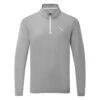 Puma Vista 1/4 Zip Golf Popover -Golf Apparel Shop Puma SS22 Vista 14 Zip Sweater 535050 02 Code SWPUM252 M Quiet Shade High Rise Front